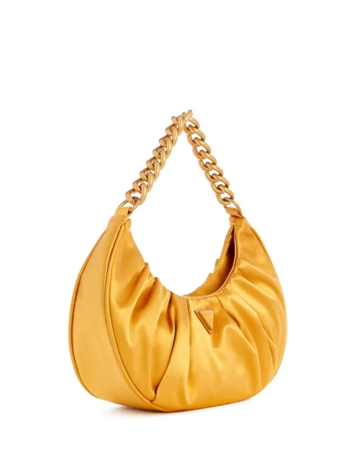 Handbags GUESS Women Tori Satin Shoulder Bag Topaz