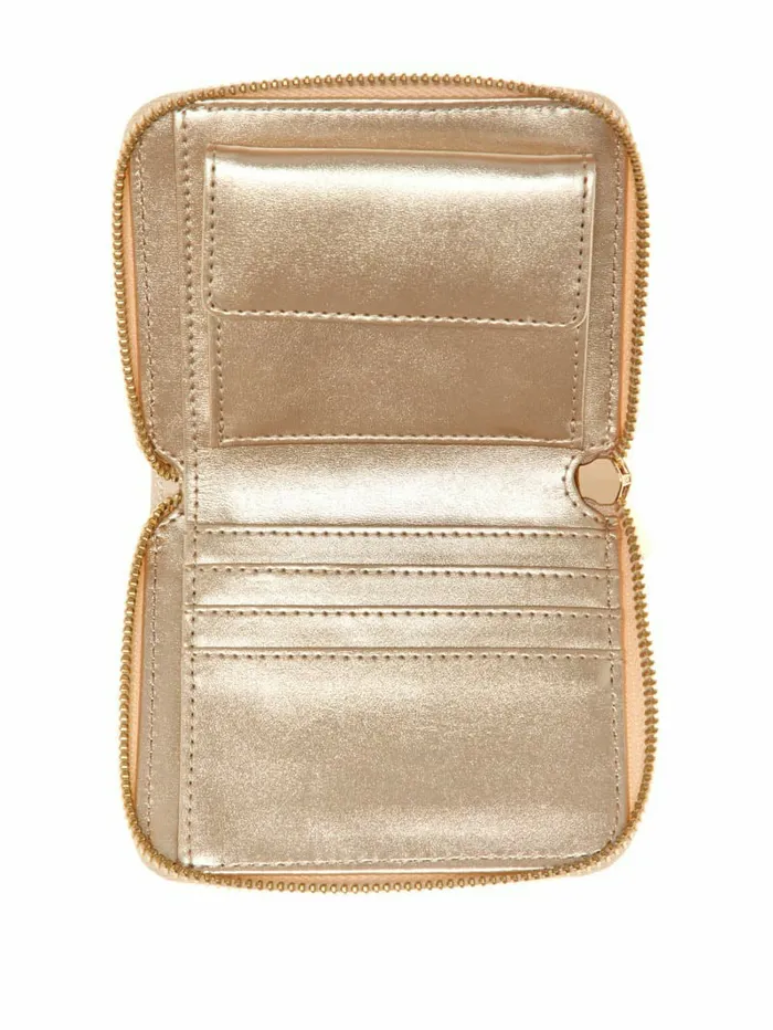 Handbags Laurel Small ZipAround Wallet Latte Logo GUESS Women Handbags Laurel Small ZipAround Wallet Latte Logo GUESS Women