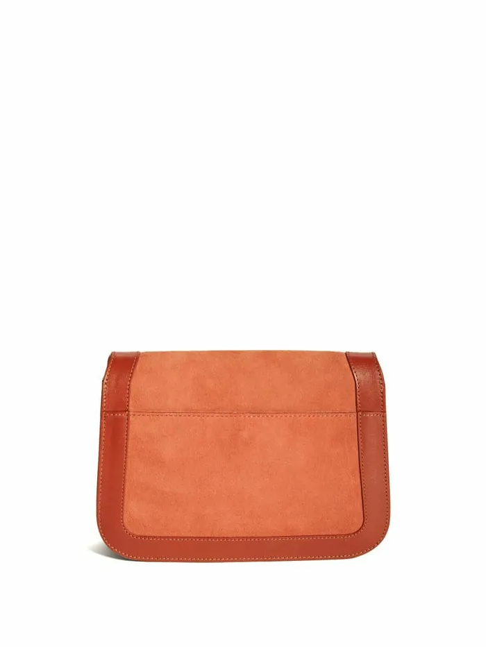 Handbags Thea Mini Flap Leather Crossbody Rus 8211 GUESS Women