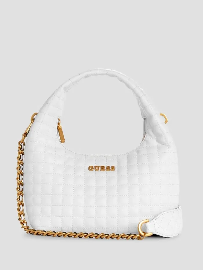 Handbags Tia Hobo Bag White Multi 8211 GUESS Women