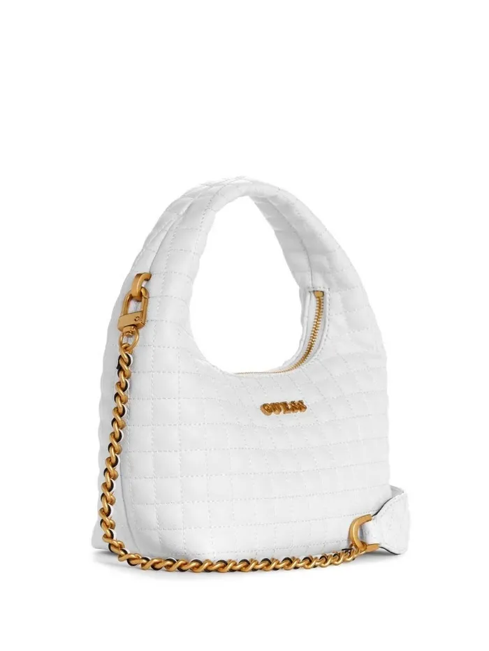 Handbags Tia Hobo Bag White Multi 8211 GUESS Women Handbags Tia Hobo Bag White Multi 8211 GUESS Women