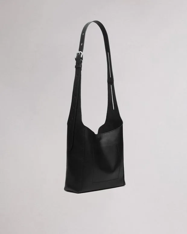 Handbags Women rag and bone Belize Small Leather Shopper Black