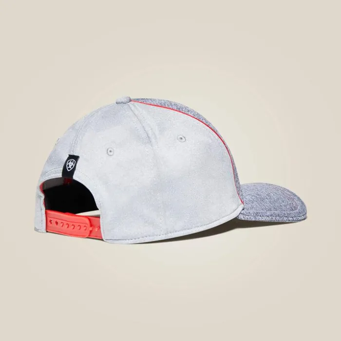 Hats and Caps Men Ariat Boot Co Patch Cap Grey