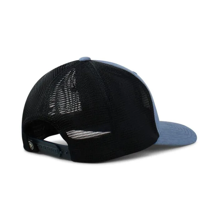 Hats and Caps Men Ariat Embroidered Shield Logo Cap Blue