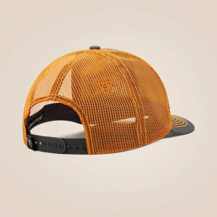 Hats and Caps Men Ariat Proud Cap Orange Hats and Caps Men Ariat Proud Cap Orange