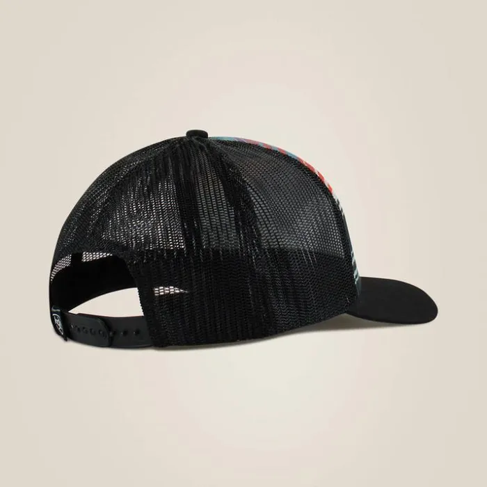 Hats and Caps Men Ariat Shield Patch Cap Multi Hats and Caps Men Ariat Shield Patch Cap Multi