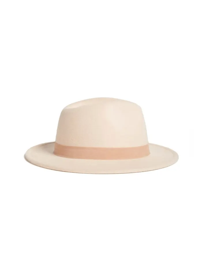 Hats and Scarves Vickie Wide Brim Hat Beige 8211 GUESS Women Hats and Scarves Vickie Wide Brim Hat Beige 8211 GUESS Women