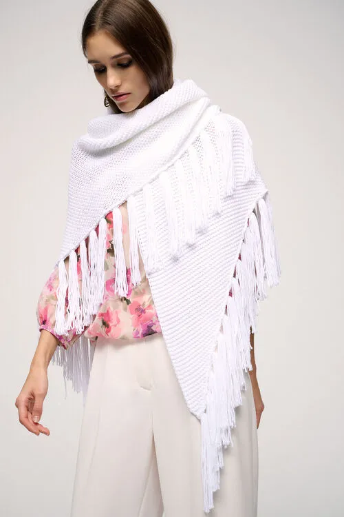 Hats and foulards Luisa Spagnoli Women Ciuffo Ciuffo White