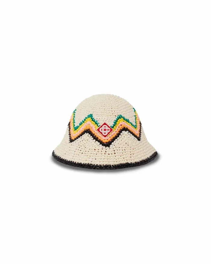 Hats MenWomen Casablanca Paris Raffia Crochet Hat