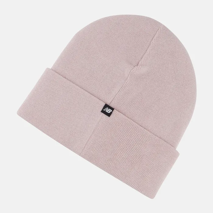 Hats New Balance MenWomen United Half Knit Beanie STONE PINK Hats New Balance MenWomen United Half Knit Beanie STONE PINK