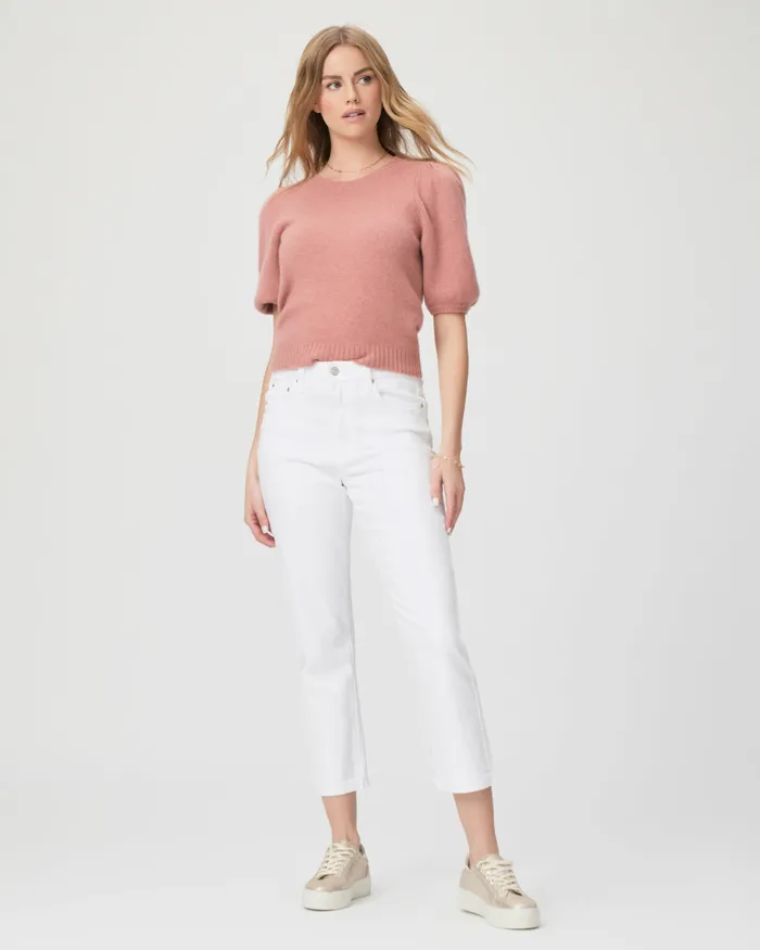 High Rise Brigitte Straight Jean 8211 White Noise Distressed Denim PAIGE Women High Rise Brigitte Straight Jean 8211 White Noise Distressed Denim PAIGE Women