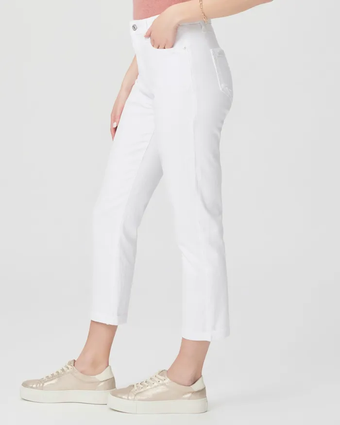 High Rise Brigitte Straight Jean 8211 White Noise Distressed Denim PAIGE Women High Rise Brigitte Straight Jean 8211 White Noise Distressed Denim PAIGE Women
