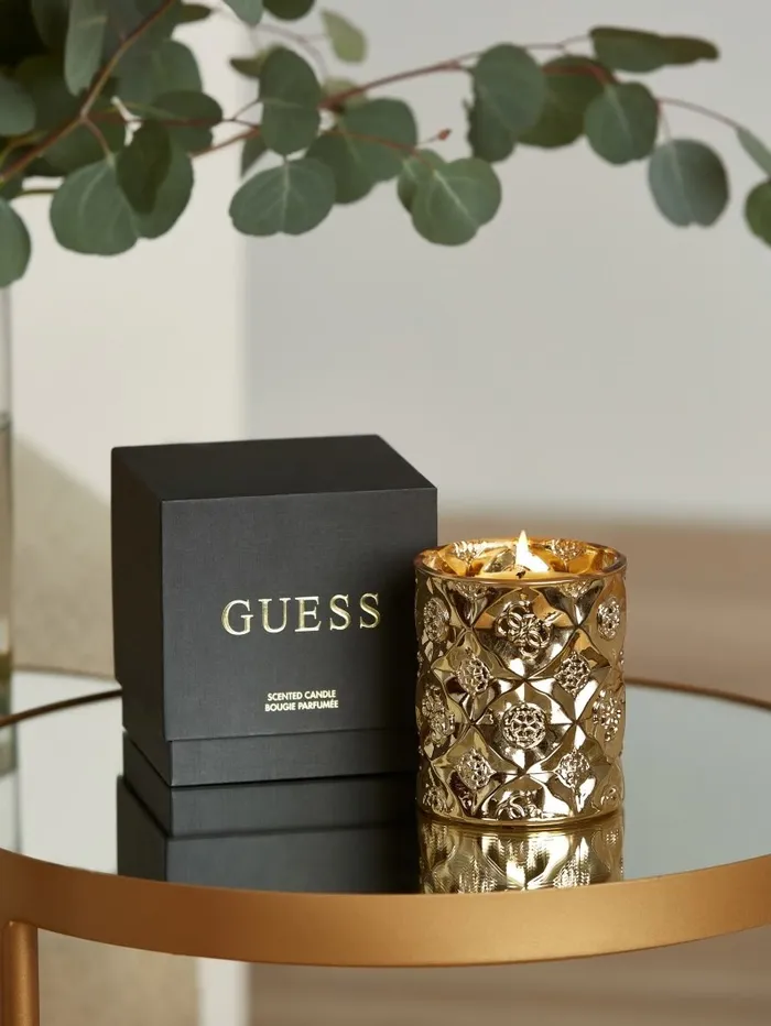 Home GUESS Women DiamondCut Peony Candle Gold