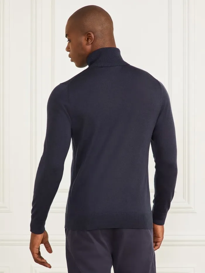 Hoodies and Sweaters Merino Wool Turtleneck Sweater Bleu lgant 8211 GUESS Men Hoodies and Sweaters Merino Wool Turtleneck Sweater Bleu lgant 8211 GUESS Men