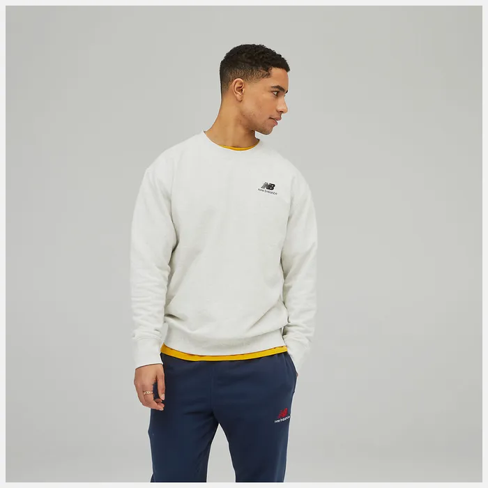 Hoodies and Sweatshirts New Balance Women Unissentials French Terry Crewneck Sweatshirt SEA SALT HEATHER Hoodies and Sweatshirts New Balance Women Unissentials French Terry Crewneck Sweatshirt SEA SALT HEATHER
