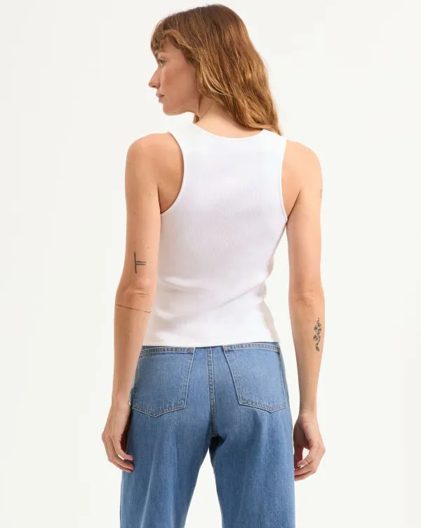 Hoorne Tank Top White Women Veronica Beard Tops Hoorne Tank Top White Women Veronica Beard Tops