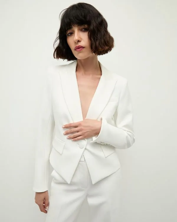 Hosanna Dickey Jacket Offwhite Women Veronica Beard Jackets and Outerwear