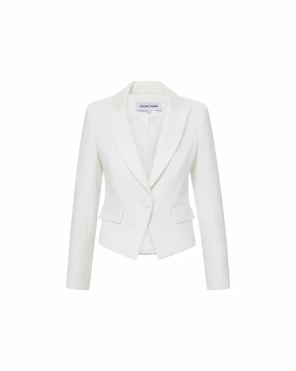 Hosanna Dickey Jacket Offwhite Women Veronica Beard Jackets and Outerwear Hosanna Dickey Jacket Offwhite Women Veronica Beard Jackets and Outerwear