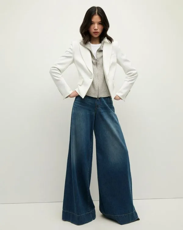 Hosanna Dickey Jacket Offwhite Women Veronica Beard Jackets and Outerwear Hosanna Dickey Jacket Offwhite Women Veronica Beard Jackets and Outerwear