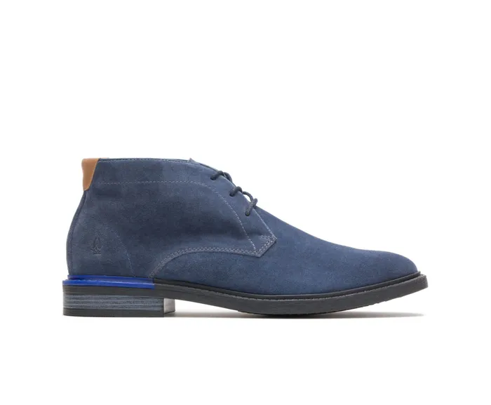 Hush Puppies Boots Men Davis Chukka Boot Navy Suede