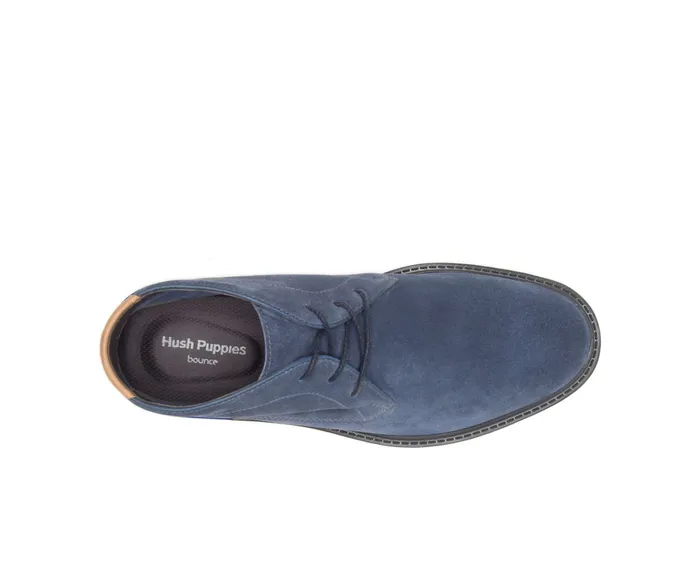 Hush Puppies Boots Men Davis Chukka Boot Navy Suede Hush Puppies Boots Men Davis Chukka Boot Navy Suede