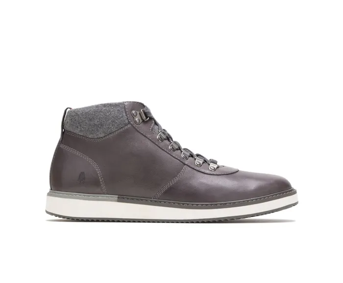 Hush Puppies Heath Hiker Boot Dark Grey Leather Men Boots