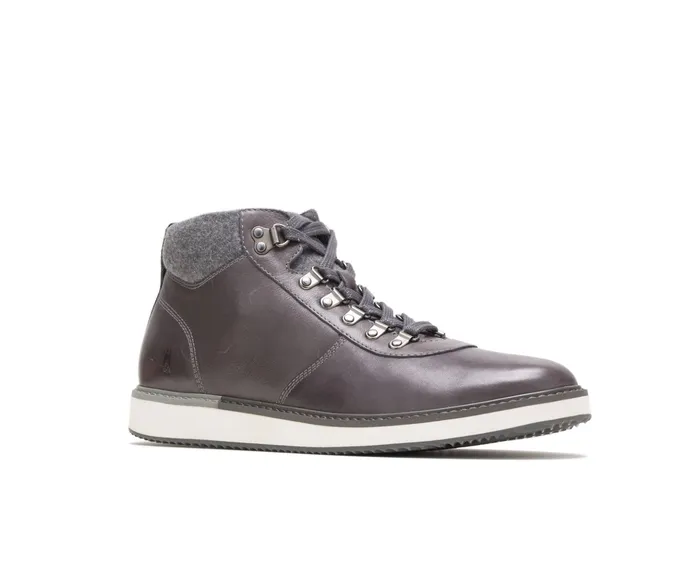Hush Puppies Heath Hiker Boot Dark Grey Leather Men Boots Hush Puppies Heath Hiker Boot Dark Grey Leather Men Boots
