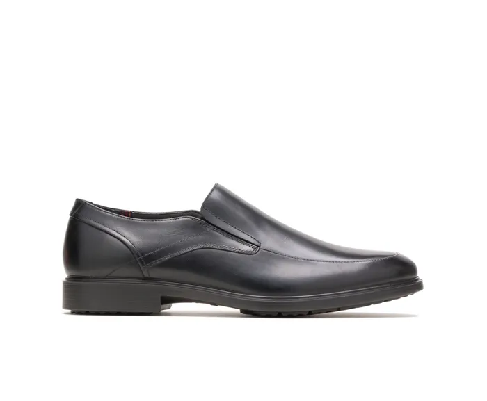 Hush Puppies SlipOns Men Turner Mt SlipOn Black Wp Leather