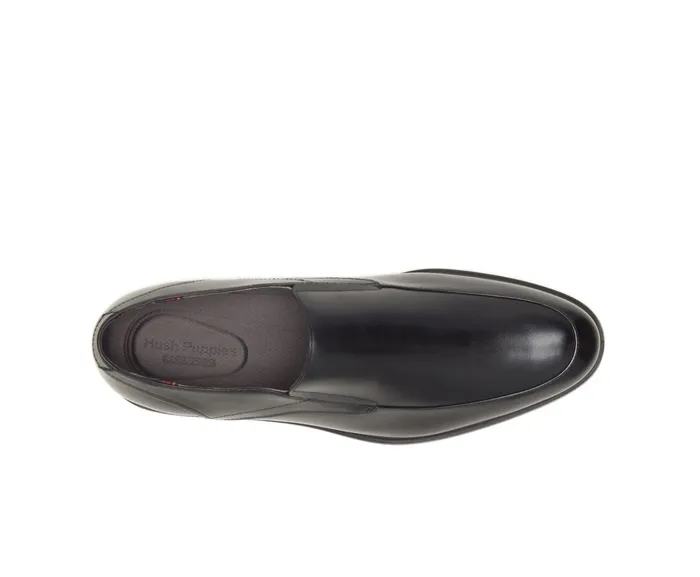 Hush Puppies SlipOns Men Turner Mt SlipOn Black Wp Leather Hush Puppies SlipOns Men Turner Mt SlipOn Black Wp Leather