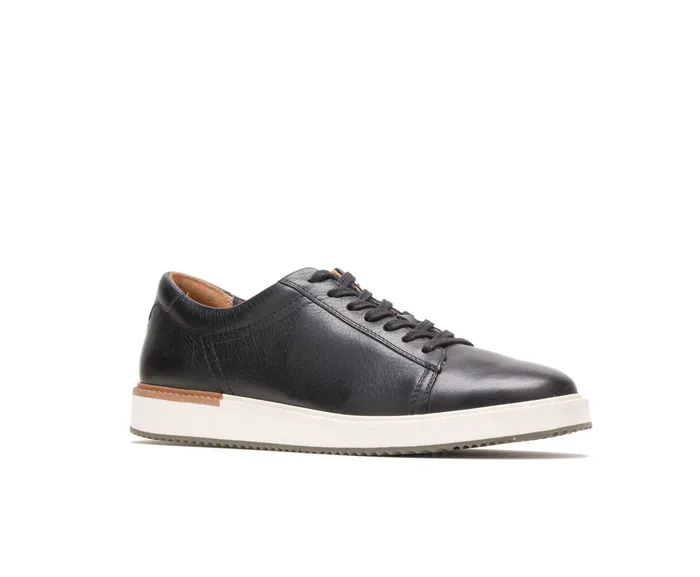 Hush Puppies Sneakers Men Heath Sneaker Black Leather Hush Puppies Sneakers Men Heath Sneaker Black Leather