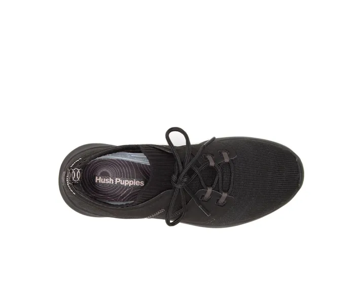 Hush Puppies Sneakers Women World Black Knit Hush Puppies Sneakers Women World Black Knit