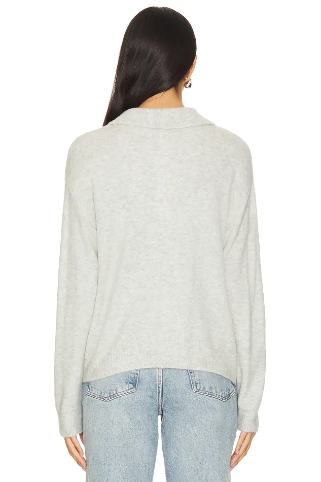 Ivy Polo Sweater Light Gre Women Lovers and Friends Sweaters and Knits Ivy Polo Sweater Light Gre Women Lovers and Friends Sweaters and Knits