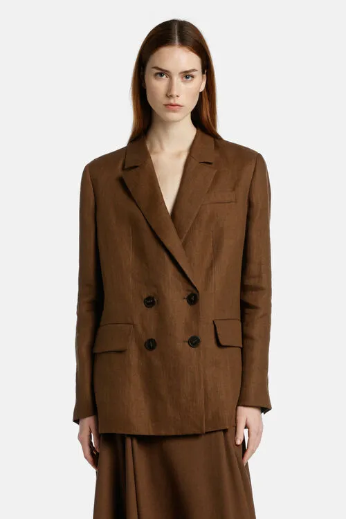 Jackets and Blazers Luisa Spagnoli Women Vittore Vittore Brown
