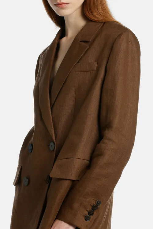 Jackets and Blazers Luisa Spagnoli Women Vittore Vittore Brown Jackets and Blazers Luisa Spagnoli Women Vittore Vittore Brown