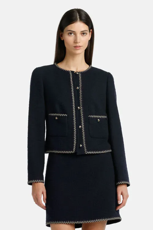 Jackets and Blazers Women Veda Veda Blue Luisa Spagnoli