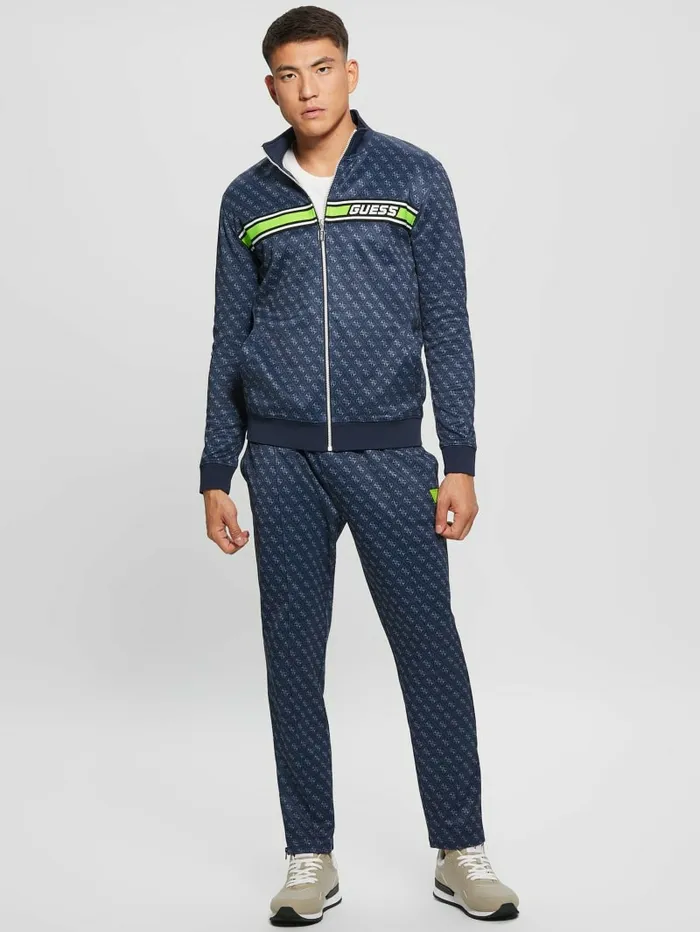 Jackets and Coats GUESS Men Eco Korbin Track Jacket 4g Aop Silk Blue Jackets and Coats GUESS Men Eco Korbin Track Jacket 4g Aop Silk Blue