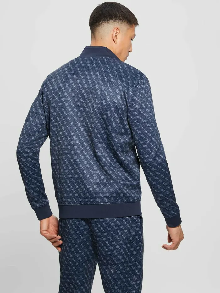 Jackets and Coats GUESS Men Eco Korbin Track Jacket 4g Aop Silk Blue Jackets and Coats GUESS Men Eco Korbin Track Jacket 4g Aop Silk Blue