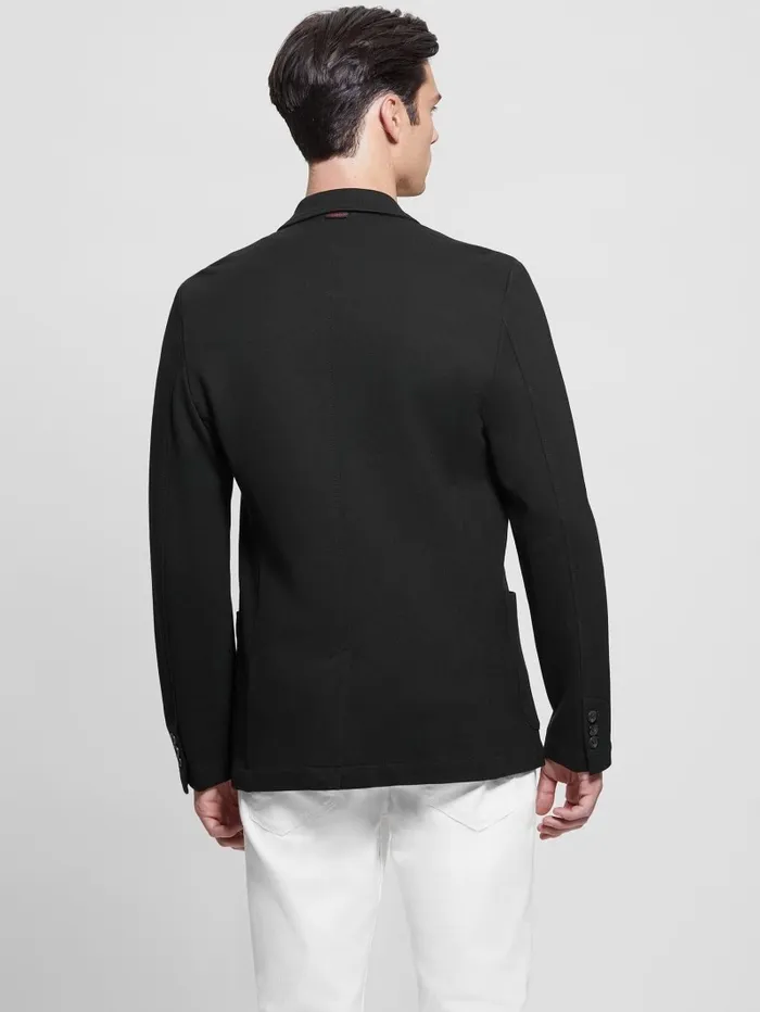 Jackets and Coats GUESS Men Eco Tyron TechStretch Blazer Black Jackets and Coats GUESS Men Eco Tyron TechStretch Blazer Black
