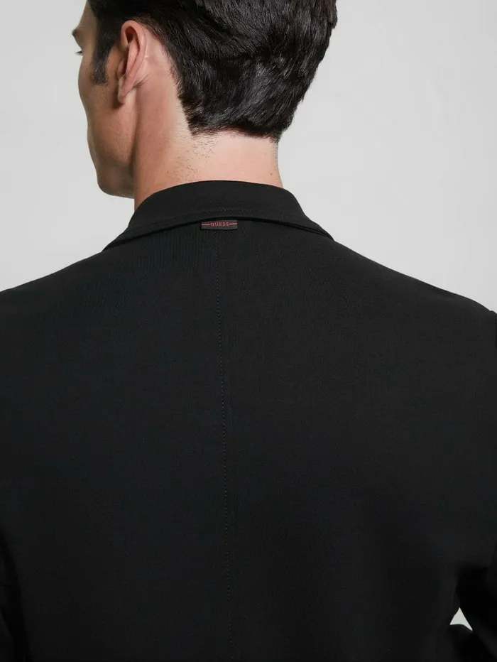 Jackets and Coats GUESS Men Eco Tyron TechStretch Blazer Black Jackets and Coats GUESS Men Eco Tyron TechStretch Blazer Black