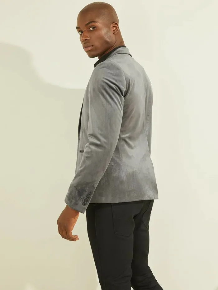 Jackets and Coats GUESS Men Fulham Velvet Blazer Stone Isle Jackets and Coats GUESS Men Fulham Velvet Blazer Stone Isle