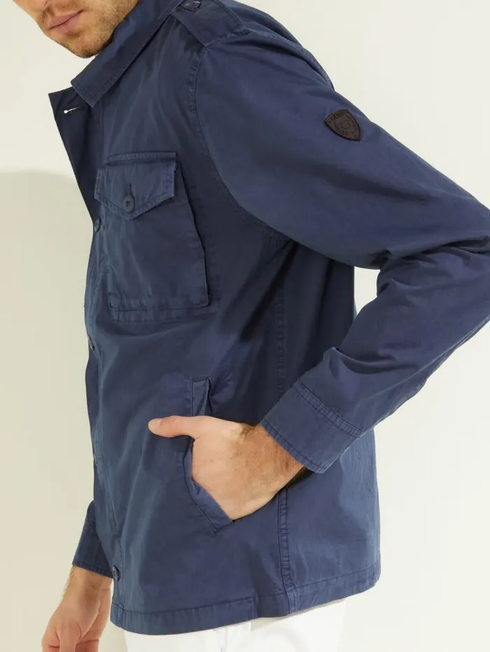 Jackets and Coats GUESS Men Washed Twill Cargo Jacket Gloaming Multi Jackets and Coats GUESS Men Washed Twill Cargo Jacket Gloaming Multi