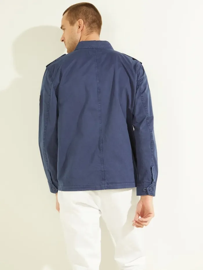 Jackets and Coats GUESS Men Washed Twill Cargo Jacket Gloaming Multi Jackets and Coats GUESS Men Washed Twill Cargo Jacket Gloaming Multi
