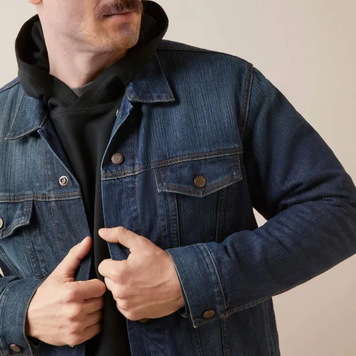 Jackets and Vests Men Ariat FR DuraStretch Trucker Jacket Ryley Jackets and Vests Men Ariat FR DuraStretch Trucker Jacket Ryley