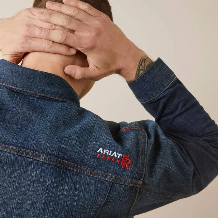 Jackets and Vests Men Ariat FR DuraStretch Trucker Jacket Ryley Jackets and Vests Men Ariat FR DuraStretch Trucker Jacket Ryley