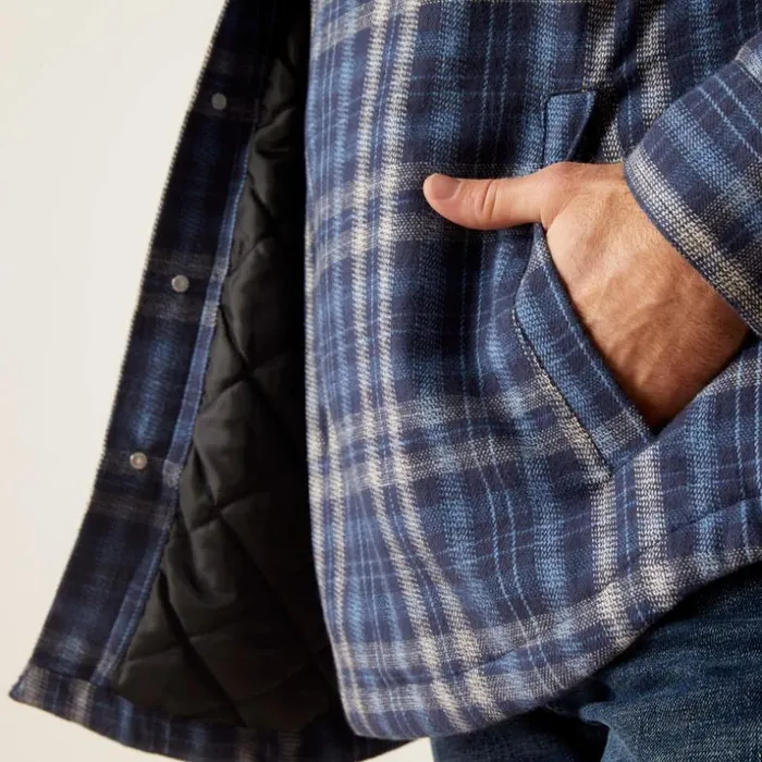 Jackets and Vests Men Ariat Hanley Shirt Jacket Mood Indigo Jackets and Vests Men Ariat Hanley Shirt Jacket Mood Indigo