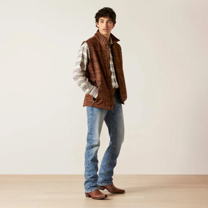 Jackets and Vests Men Ariat Logo 20 Chimayo Vest Shaved Chocolate Jackets and Vests Men Ariat Logo 20 Chimayo Vest Shaved Chocolate