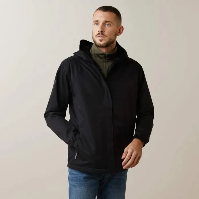 Jackets and Vests Men Ariat Spectator Waterproof Jacket Black