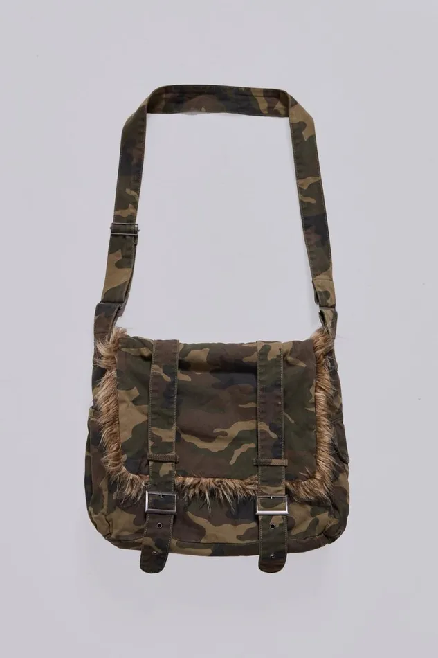Jaded London Accessories Men Combat Messenger Bag Camo