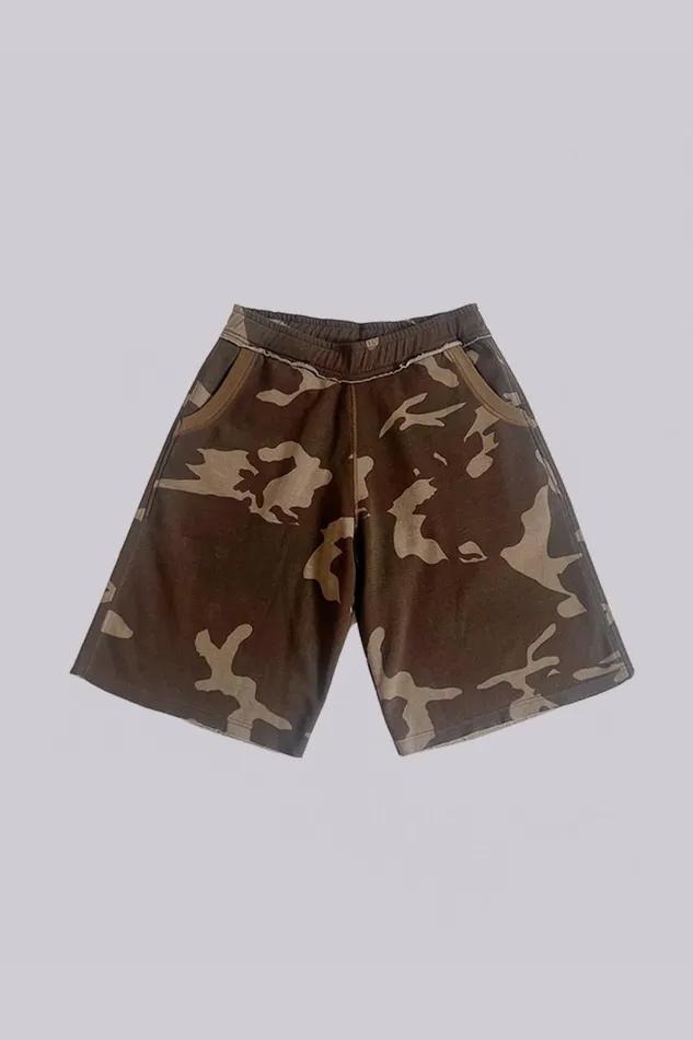 Jaded London Camo Pants Women Camo Monster Jogger Shorts Camo