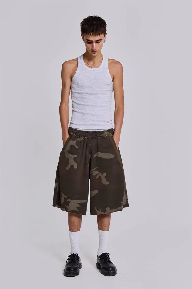 Jaded London Camo Pants Women Camo Monster Jogger Shorts Camo
